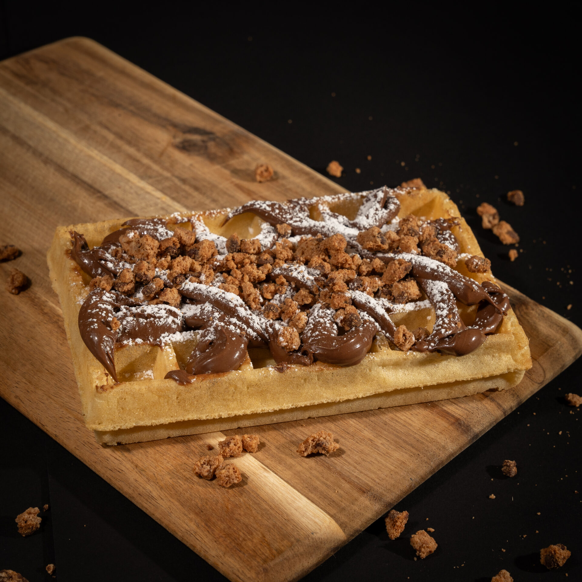 Gaufre au nutella