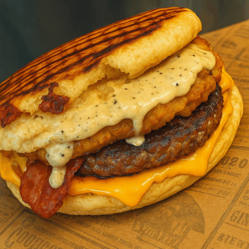 burger au poivre